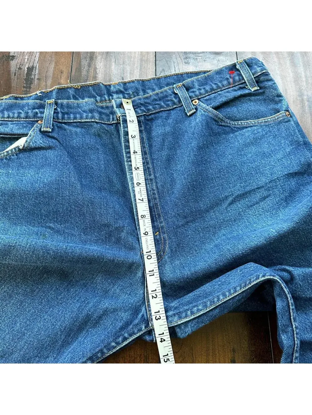 VTG Levis 505 Jeans 42x30 Orange Tab 90s 80s Made in USA 501 Tag Act 40x28